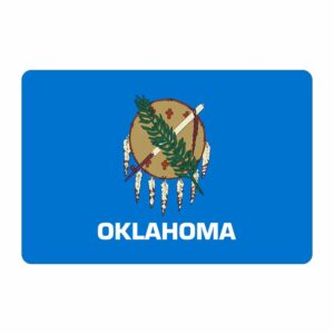 OKLAHOMA HARD HAT DECAL